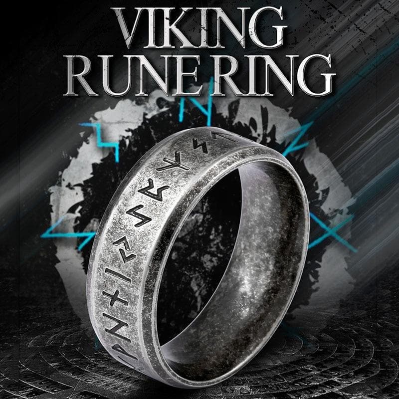 Rings Stainless Steel Elder Futhark Viking Ring Ancient Treasures Ancientreasures Viking Odin Thor Mjolnir Celtic Ancient Egypt Norse Norse Mythology