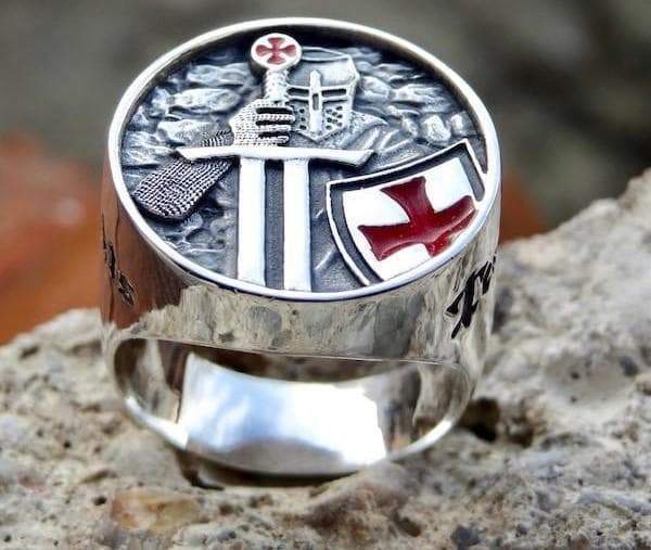 Rings Templar Cross Pattée Ring Ancient Treasures Ancientreasures Viking Odin Thor Mjolnir Celtic Ancient Egypt Norse Norse Mythology