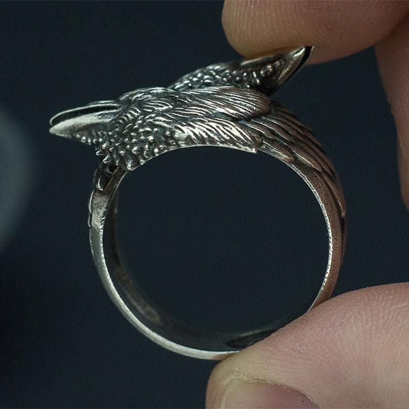 Rings Viking Odin's Ravens Stainless Steel Ring Ancient Treasures Ancientreasures Viking Odin Thor Mjolnir Celtic Ancient Egypt Norse Norse Mythology