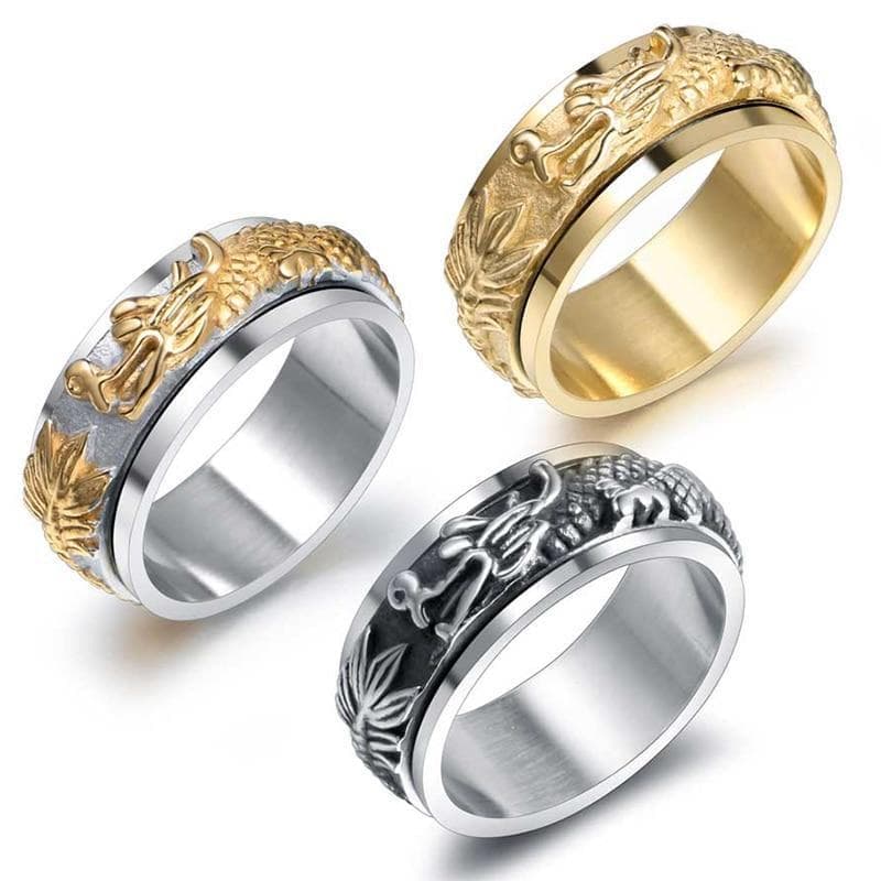 Rings Viking Powerful Dragon Stainless Steel Ring Ancient Treasures Ancientreasures Viking Odin Thor Mjolnir Celtic Ancient Egypt Norse Norse Mythology