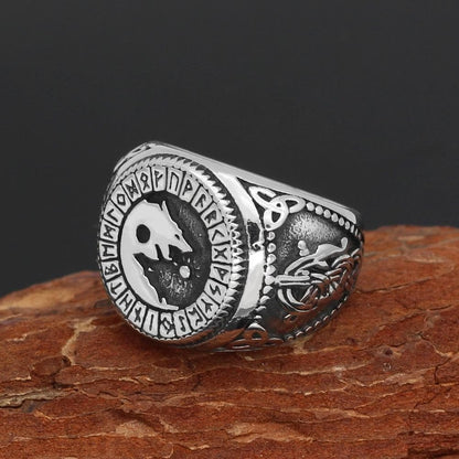 Rings Viking Stainless Steel Wolf Ring