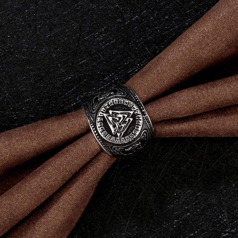 Rings Viking Valknut Stainless Steel Ring Ancient Treasures Ancientreasures Viking Odin Thor Mjolnir Celtic Ancient Egypt Norse Norse Mythology