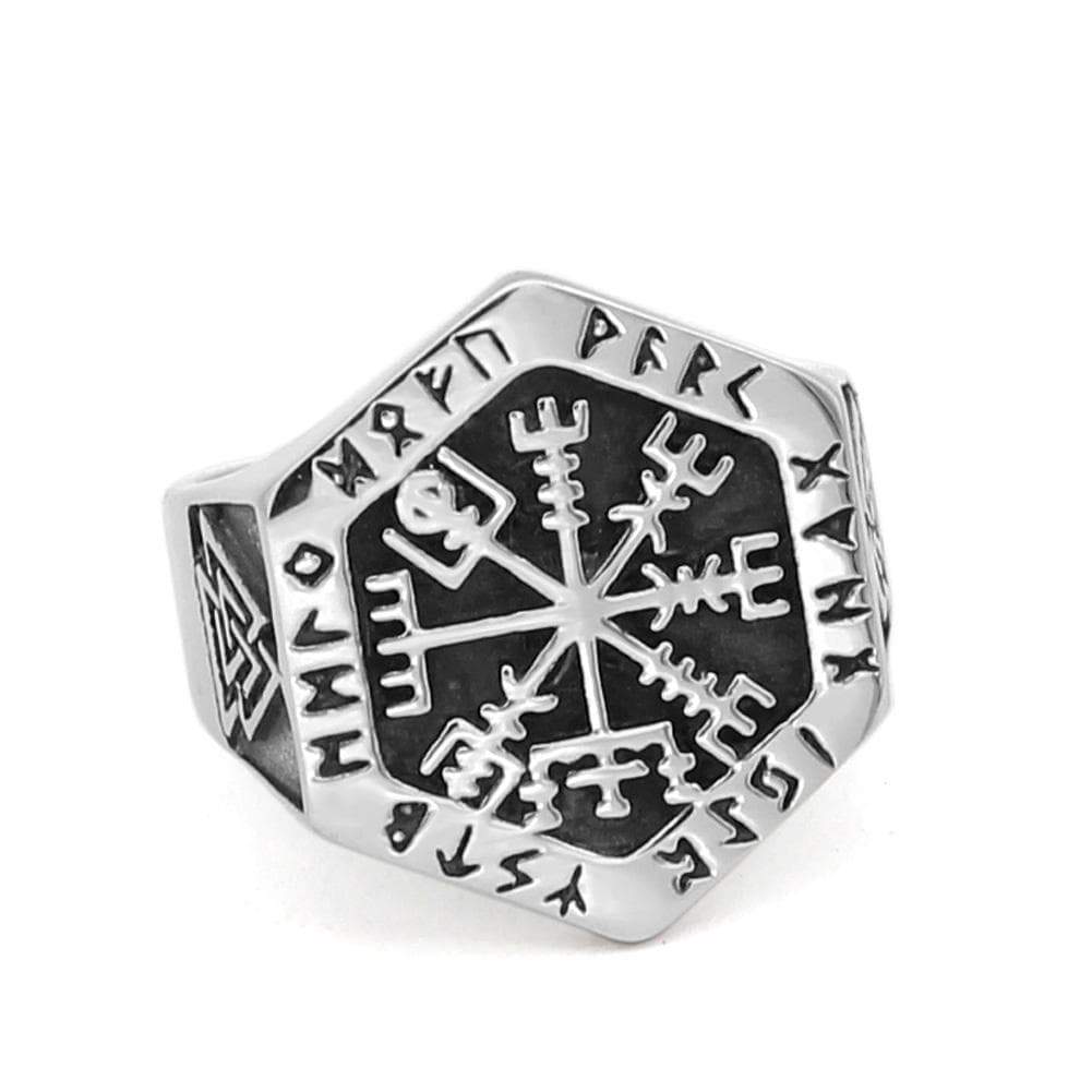 Rings Viking Vegvisir Compass Ring Ancient Treasures Ancientreasures Viking Odin Thor Mjolnir Celtic Ancient Egypt Norse Norse Mythology