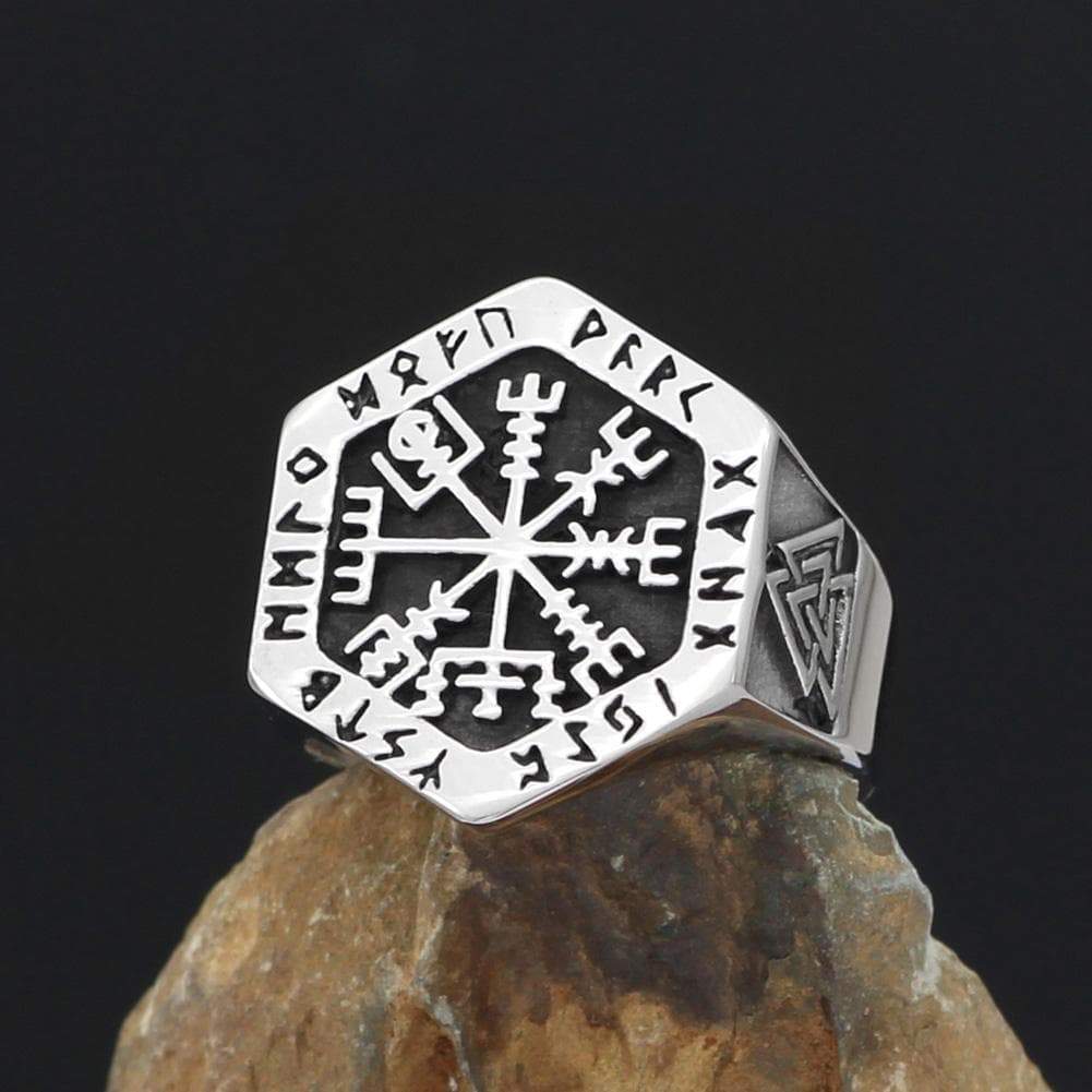 Rings Viking Vegvisir Compass Ring Ancient Treasures Ancientreasures Viking Odin Thor Mjolnir Celtic Ancient Egypt Norse Norse Mythology