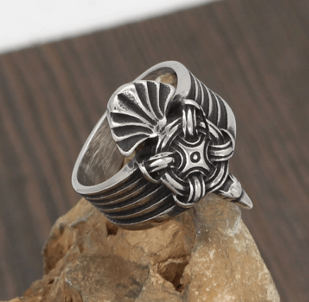 Rings Vikings Raven Stainless Steel Ring Ancient Treasures Ancientreasures Viking Odin Thor Mjolnir Celtic Ancient Egypt Norse Norse Mythology