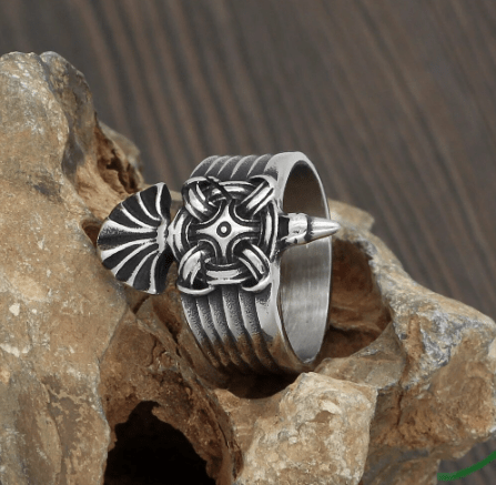 Rings Vikings Raven Stainless Steel Ring Ancient Treasures Ancientreasures Viking Odin Thor Mjolnir Celtic Ancient Egypt Norse Norse Mythology