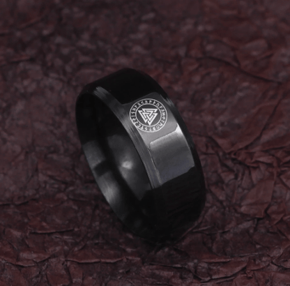 Rings Vikings Runic Valknut Stainless Steel Ring Ancient Treasures Ancientreasures Viking Odin Thor Mjolnir Celtic Ancient Egypt Norse Norse Mythology