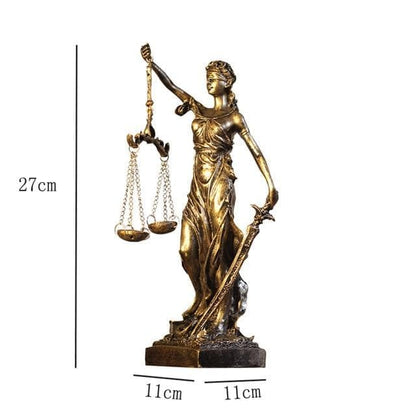 Ancient Greek Goddess of Justice - Themis Resin Statue