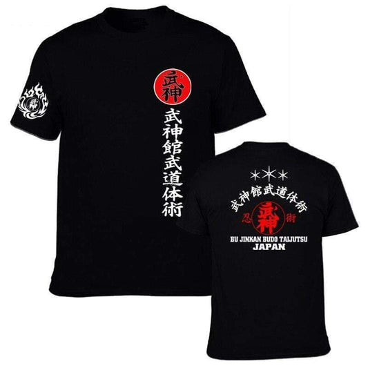 Shirts & Tops Black / Extra Small Ancient Japan Shotokan Bujinkan Shinobi T-Shirt Ancient Treasures Ancientreasures Viking Odin Thor Mjolnir Celtic Ancient Egypt Norse Norse Mythology