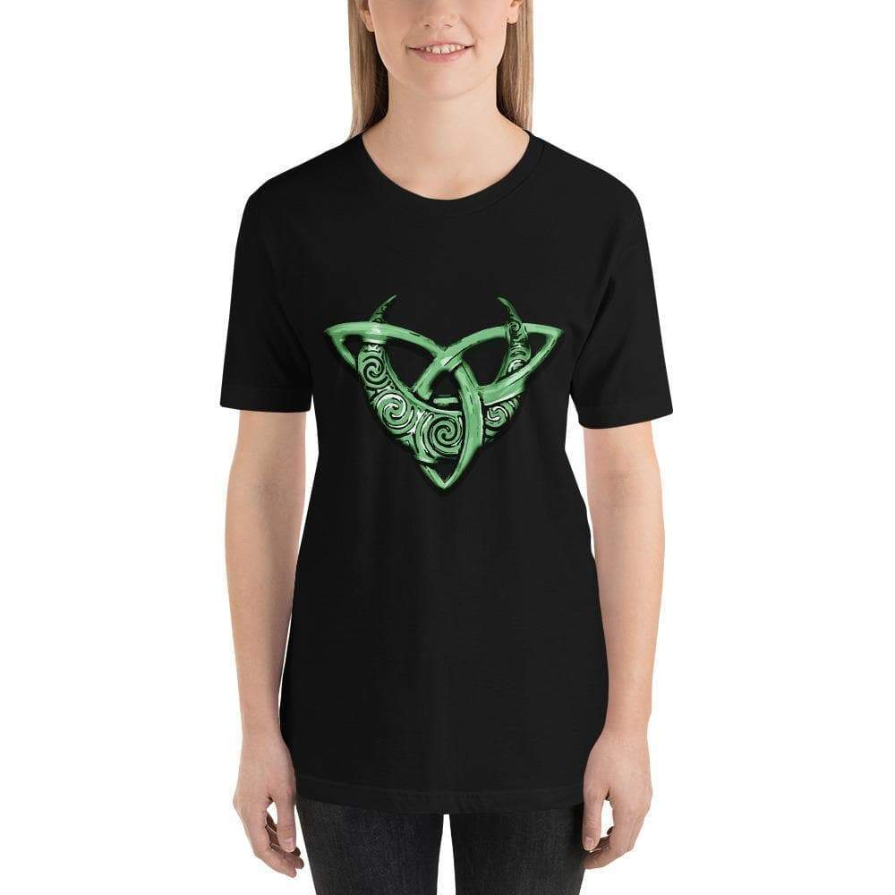 Celtic Moon on Triquetra T-Shirt