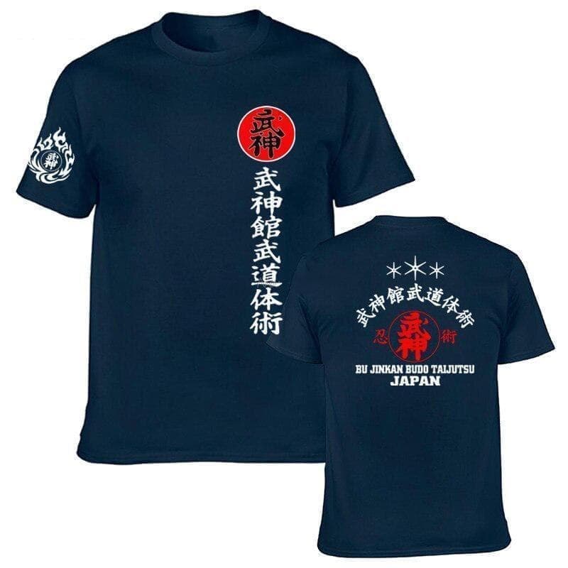 Shirts & Tops Navy / Extra Small Ancient Japan Shotokan Bujinkan Shinobi T-Shirt Ancient Treasures Ancientreasures Viking Odin Thor Mjolnir Celtic Ancient Egypt Norse Norse Mythology