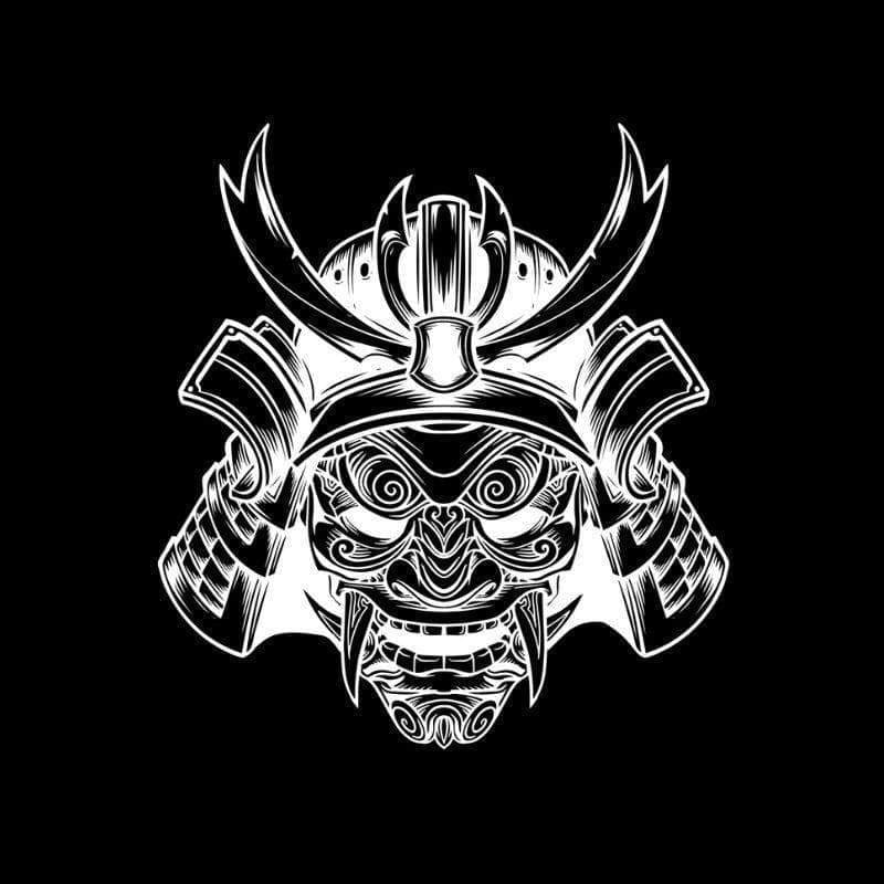 Feudal Japan Samurai Mask Unisex T-Shirt