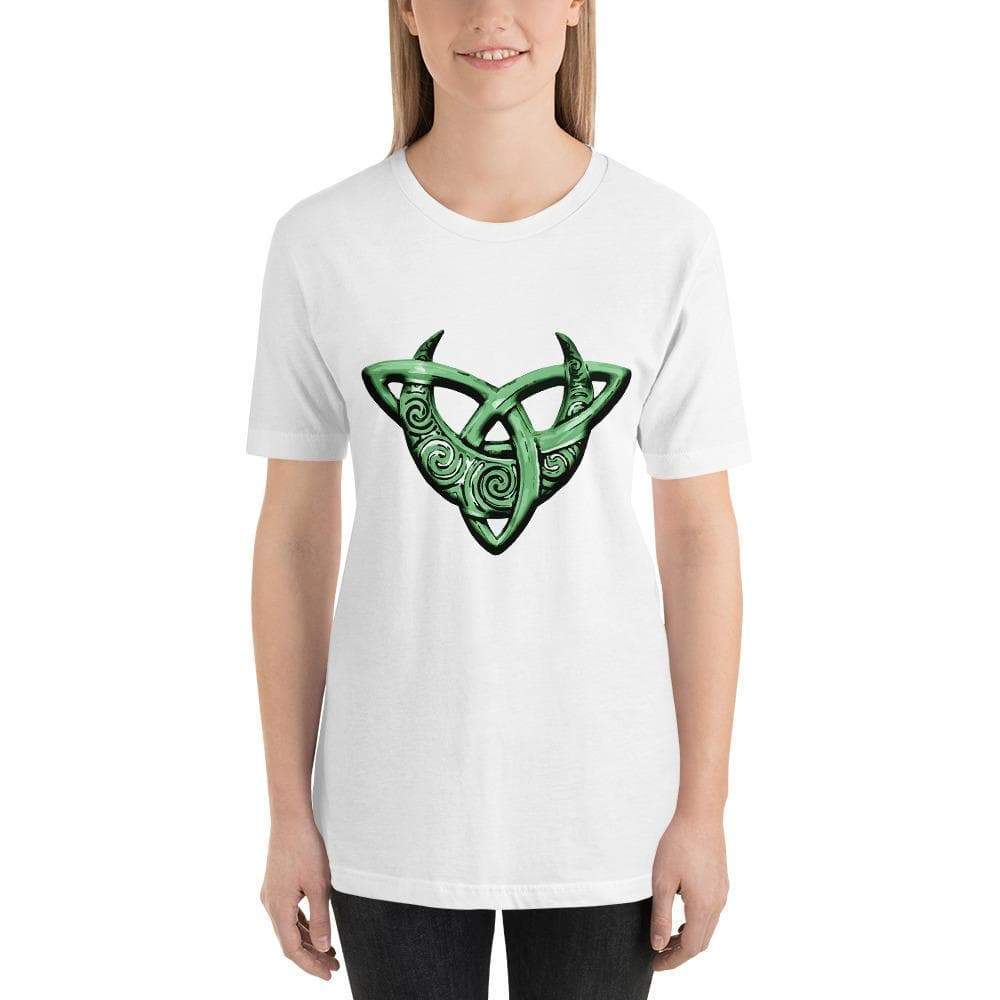 Celtic Moon on Triquetra T-Shirt