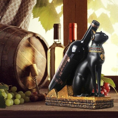 Statues & Sculptures Cat / Czech Republic Egyptian Cat God Wine Rack Black Cat Retro Wine Rack Resin Crafts Living Room Decoration Ancient Egyptian God Bottle Rack|Statues & Sculptures| Ancient Treasures Ancientreasures Viking Odin Thor Mjolnir Celtic Ancient Egypt Norse Norse Mythology