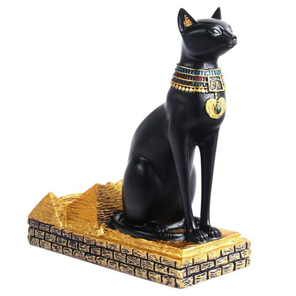 Statues & Sculptures Egyptian Cat God Wine Rack Black Cat Retro Wine Rack Resin Crafts Living Room Decoration Ancient Egyptian God Bottle Rack|Statues & Sculptures| Ancient Treasures Ancientreasures Viking Odin Thor Mjolnir Celtic Ancient Egypt Norse Norse Mythology
