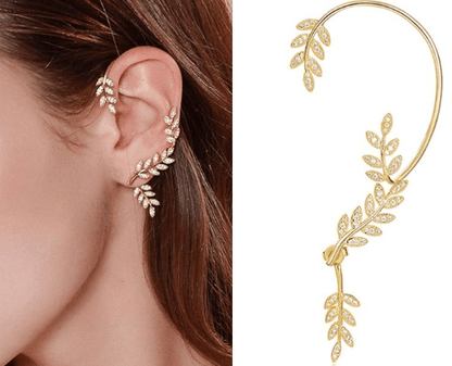 Stud Earrings 1 pcs gold ZAKOL 1PCS White Cubic Zirconia Stud Earring Cz Jewelry Filled Summer New Lightning Bolt Long Stud Cuff Earrings for Women|Stud Earrings| Ancient Treasures Ancientreasures Viking Odin Thor Mjolnir Celtic Ancient Egypt Norse Norse Mythology