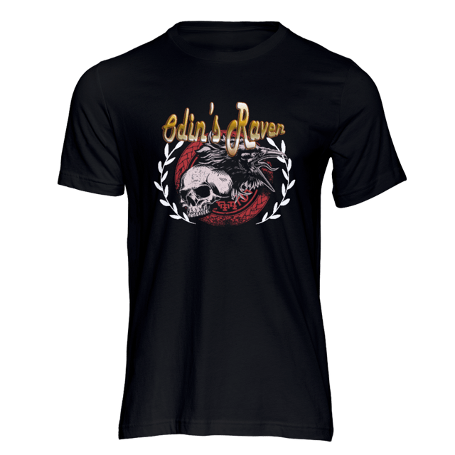 T-Shirts Black / S Odin's Raven T-Shirt Ancient Treasures Ancientreasures Viking Odin Thor Mjolnir Celtic Ancient Egypt Norse Norse Mythology