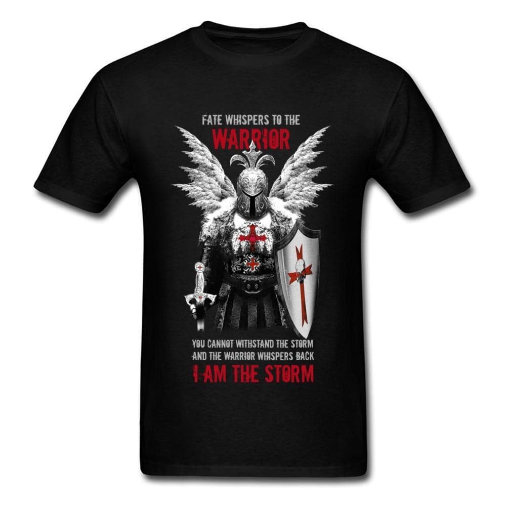 Templar Black / S Templar Warrior Knights T-Shirt