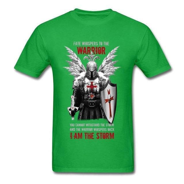 Templar Green / S Templar Warrior Knights T-Shirt