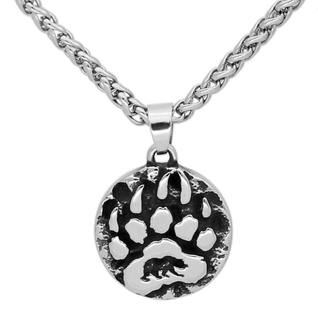 Viking Default Title Stainless Steel Bear Claw Necklace
