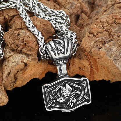 Viking Default Title Stainless Steel Mjolnir Necklace