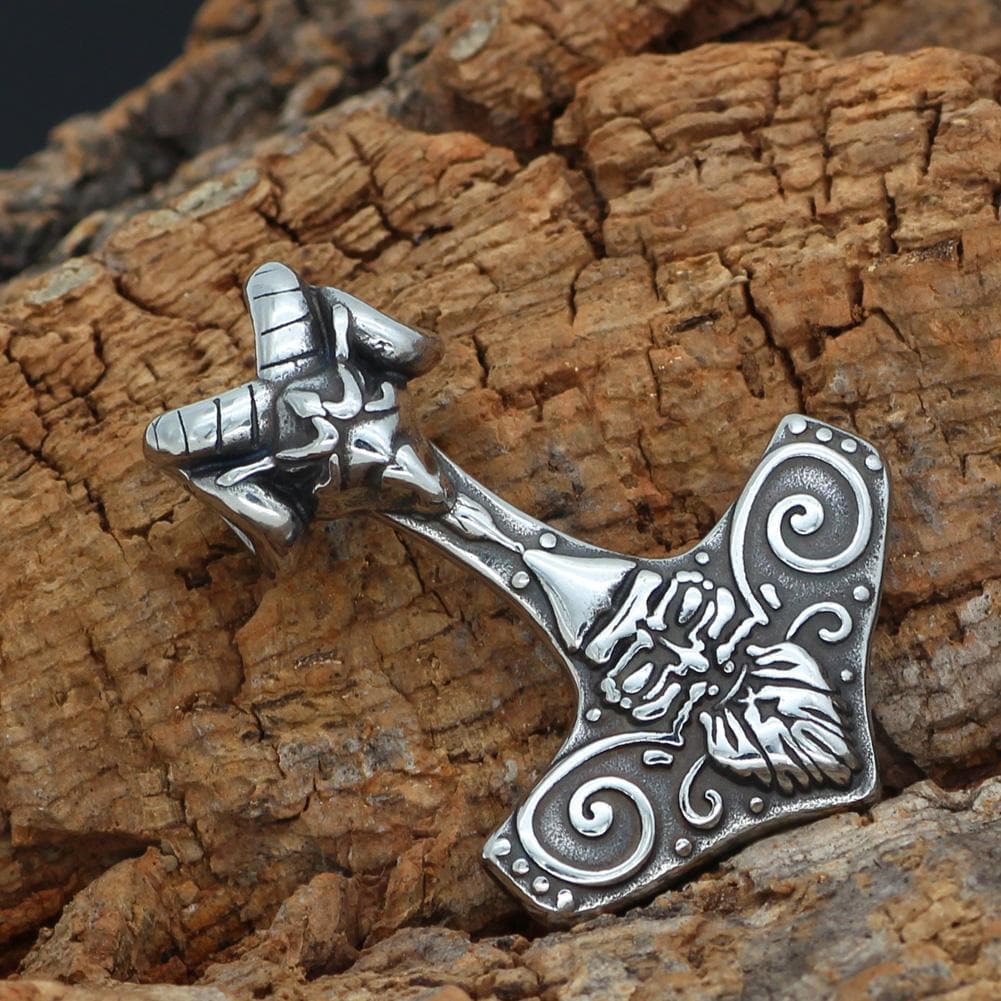 Viking Default Title Stainless Steel Necklace Thor's Hammer Mjolnir