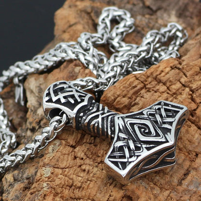 Viking Default Title Stainless Steel Viking Axe Necklace