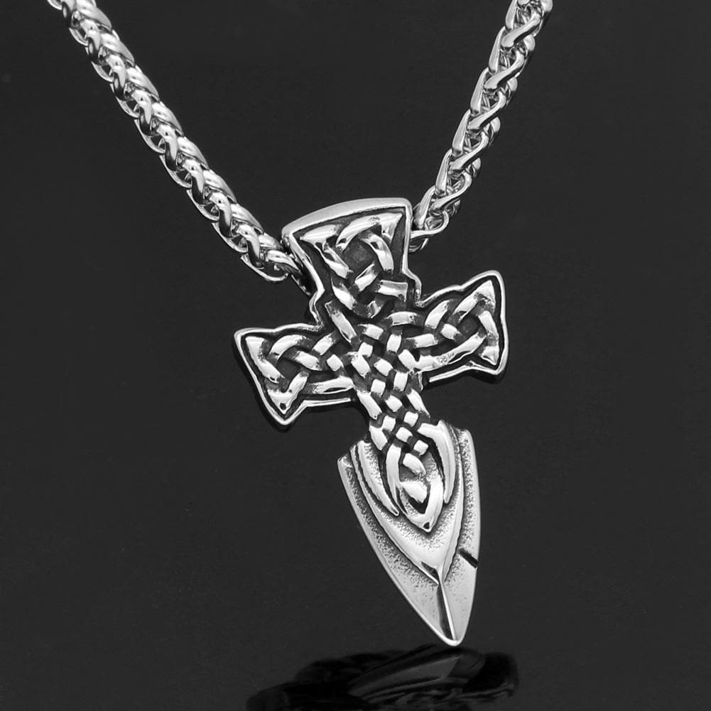 Viking Default Title Stainless Steel Viking Cross Necklace