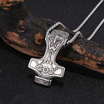 Viking E0425 / 60 CM Viking Mjolnir Thor’s Hammer Necklace