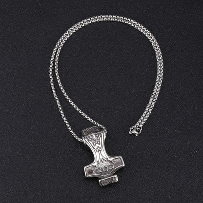 Viking E0425 / 60 CM Viking Mjolnir Thor’s Hammer Necklace