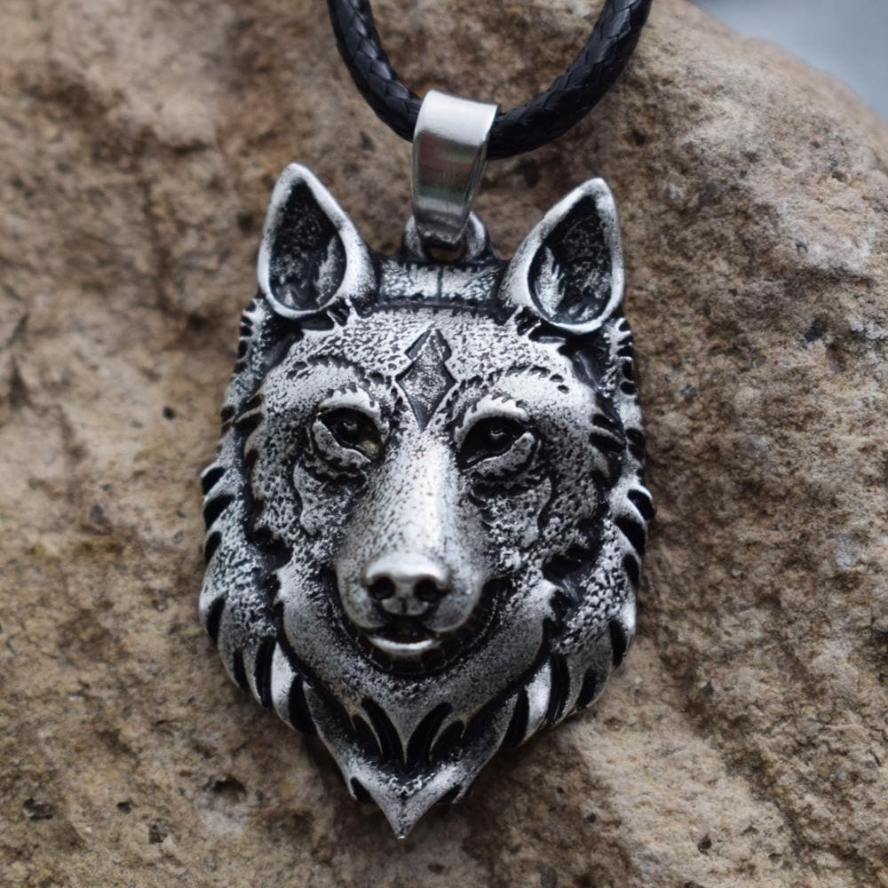 Viking Fenrir Wolf Head Necklace Ancient Treasures Ancientreasures Viking Odin Thor Mjolnir Celtic Ancient Egypt Norse Norse Mythology