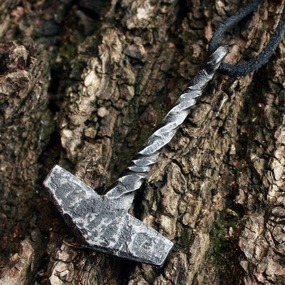 Viking Forged Iron Handmade Mjolnir Pendant Necklace Ancient Treasures Ancientreasures Viking Odin Thor Mjolnir Celtic Ancient Egypt Norse Norse Mythology