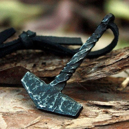 Viking Forged Iron Handmade Mjolnir Pendant Necklace Ancient Treasures Ancientreasures Viking Odin Thor Mjolnir Celtic Ancient Egypt Norse Norse Mythology