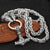 Viking HANDMADE Stainless Steel Massive Viking Geri and Freki Mjolnir Necklace Ancient Treasures Ancientreasures Viking Odin Thor Mjolnir Celtic Ancient Egypt Norse Norse Mythology