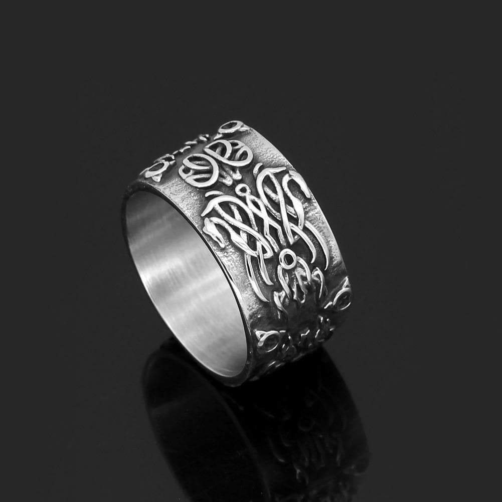 Viking Nordic Dragon Ring