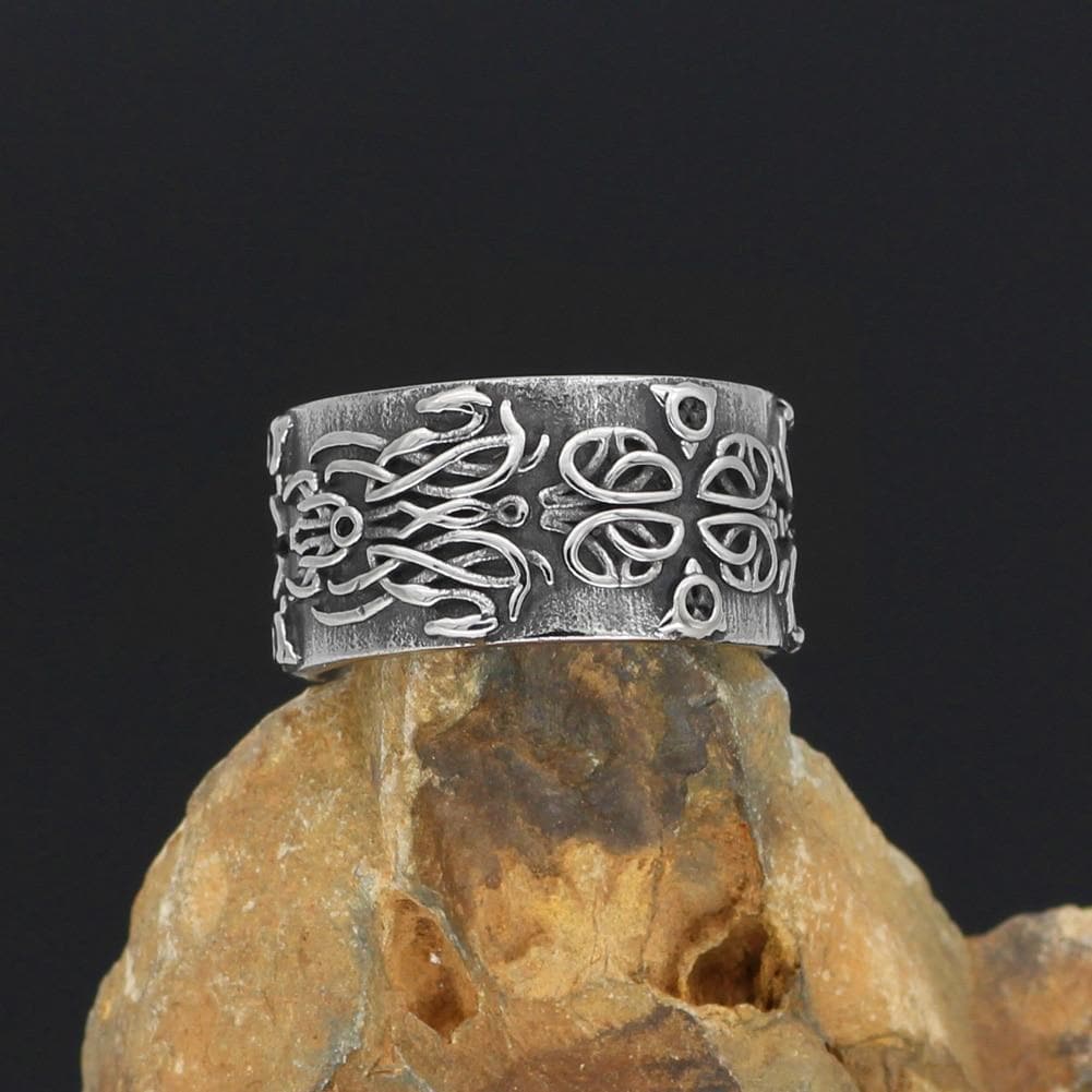 Viking Nordic Dragon Ring