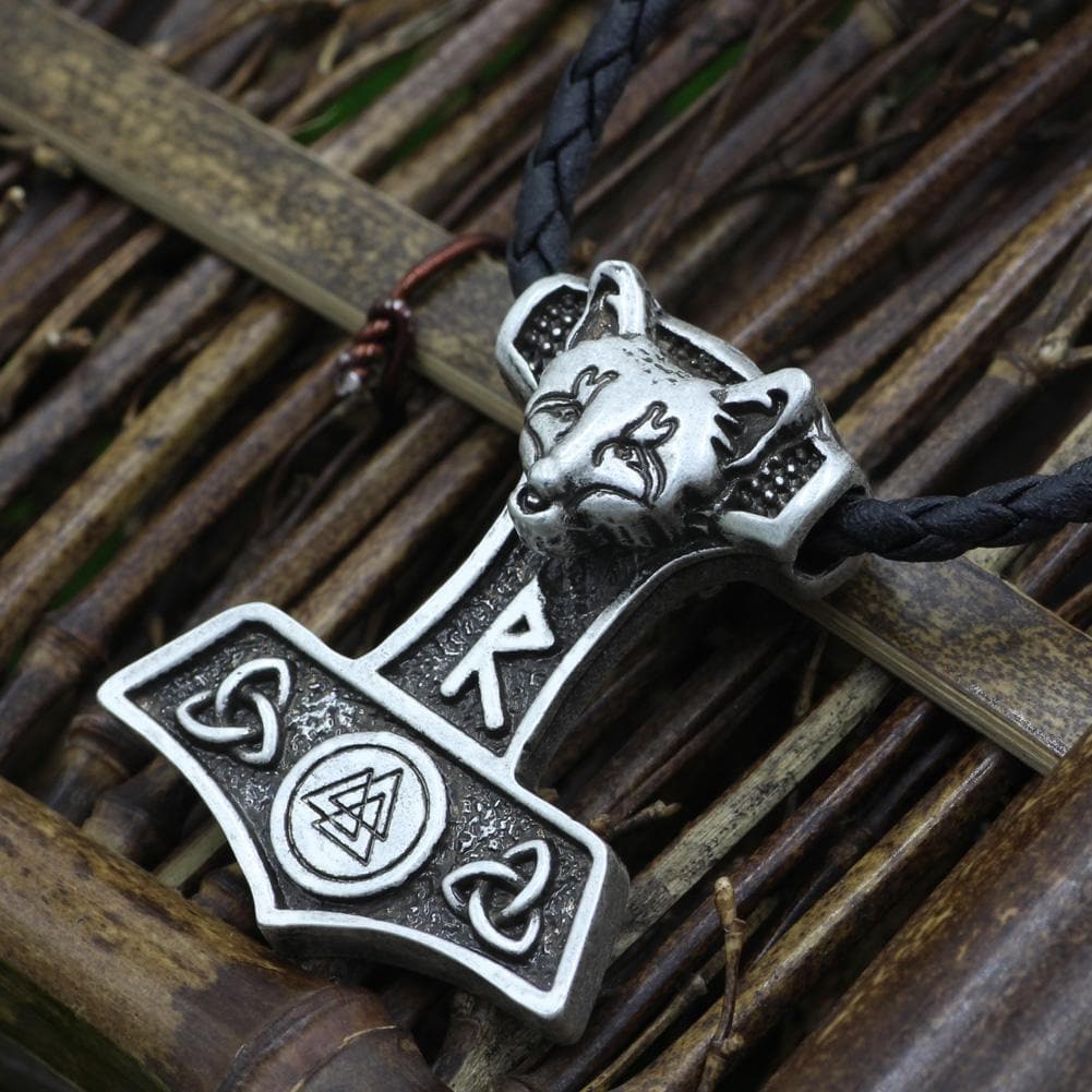 Viking Nordic Fox Triquetra Pendant Viking Necklace Ancient Treasures Ancientreasures Viking Odin Thor Mjolnir Celtic Ancient Egypt Norse Norse Mythology