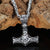 Viking Silver / 60 CM / 23 IN Viking Mjolnir Stainless Steel Necklace