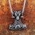 Viking Stainless Steel Thor's Goat Tanngrisnir Mjolnir Pendant Necklace Ancient Treasures Ancientreasures Viking Odin Thor Mjolnir Celtic Ancient Egypt Norse Norse Mythology