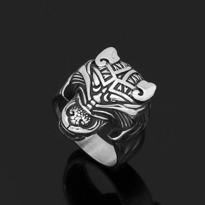 Viking US 9 Stainless Steel Berserker Viking Ring