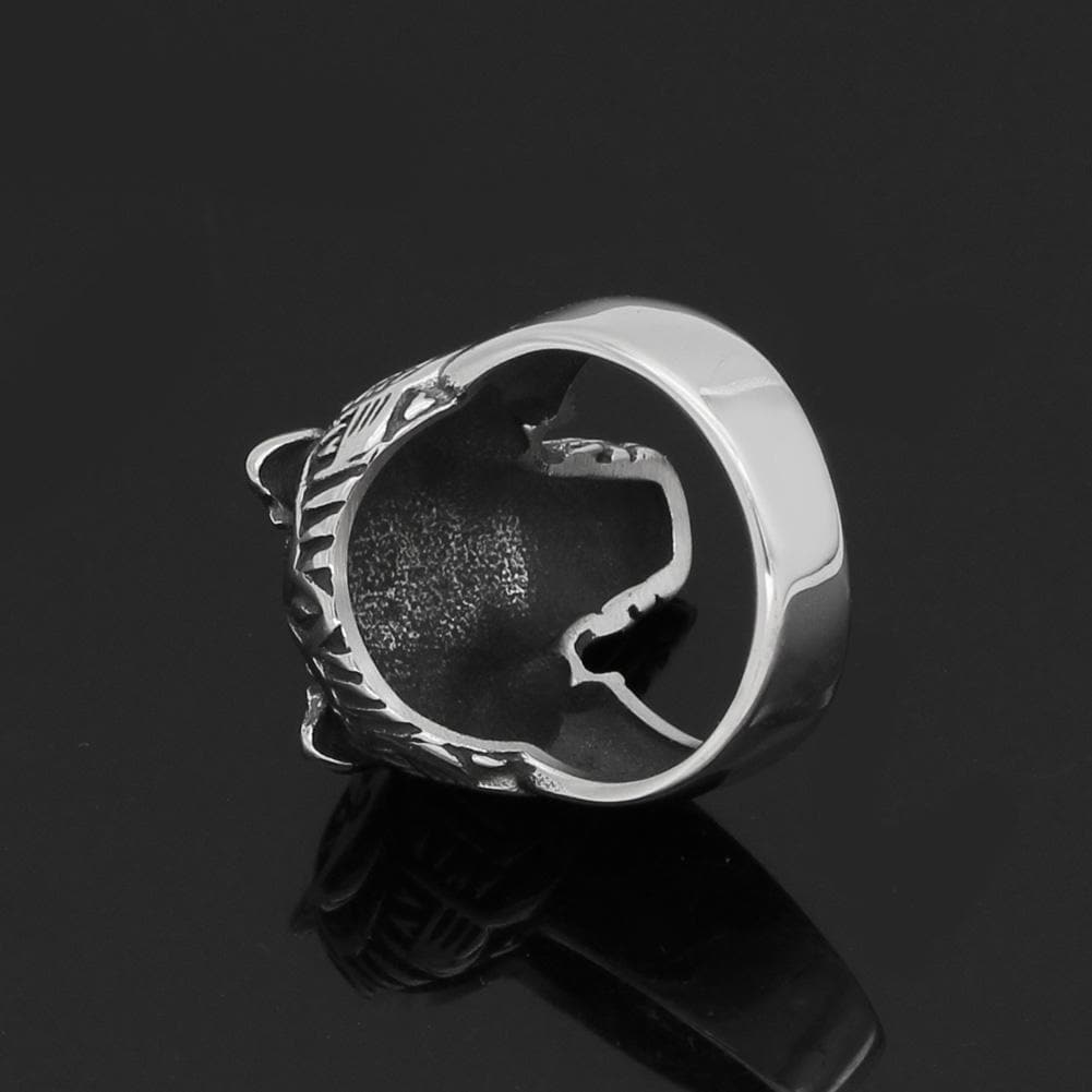 Viking US 9 Stainless Steel Berserker Viking Ring