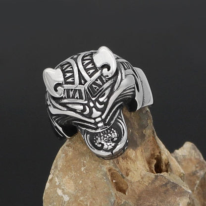 Viking US 9 Stainless Steel Berserker Viking Ring