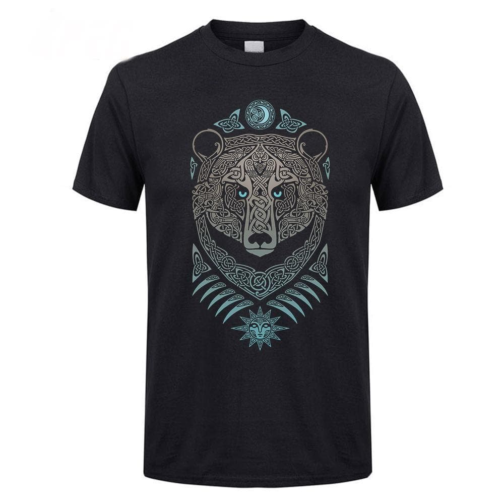 Viking Viking Bear T-Shirt Ancient Treasures Ancientreasures Viking Odin Thor Mjolnir Celtic Ancient Egypt Norse Norse Mythology