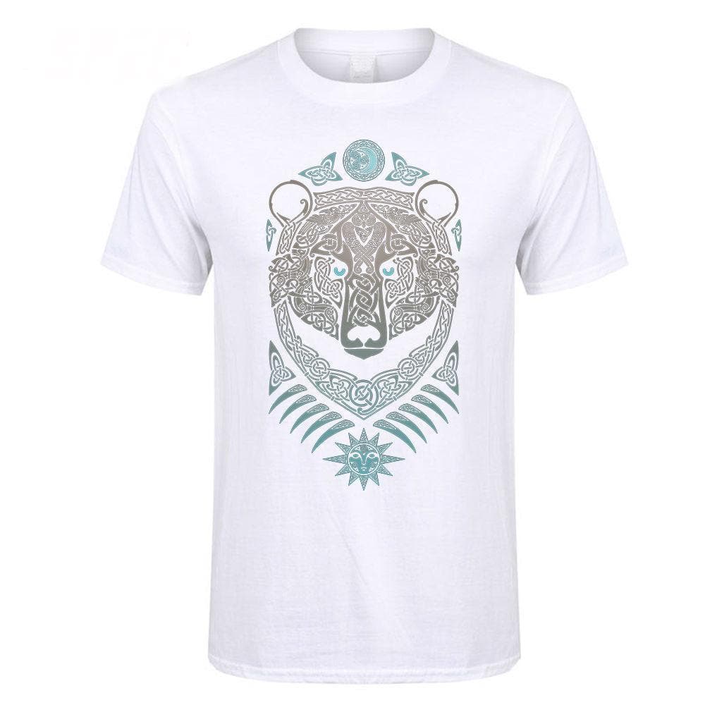 Viking Viking Bear T-Shirt Ancient Treasures Ancientreasures Viking Odin Thor Mjolnir Celtic Ancient Egypt Norse Norse Mythology