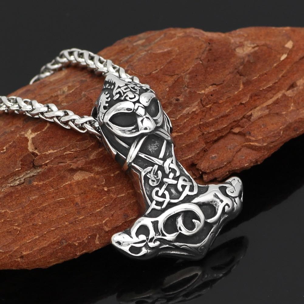 Viking Viking Mjolnir Thor's Hammer Necklace