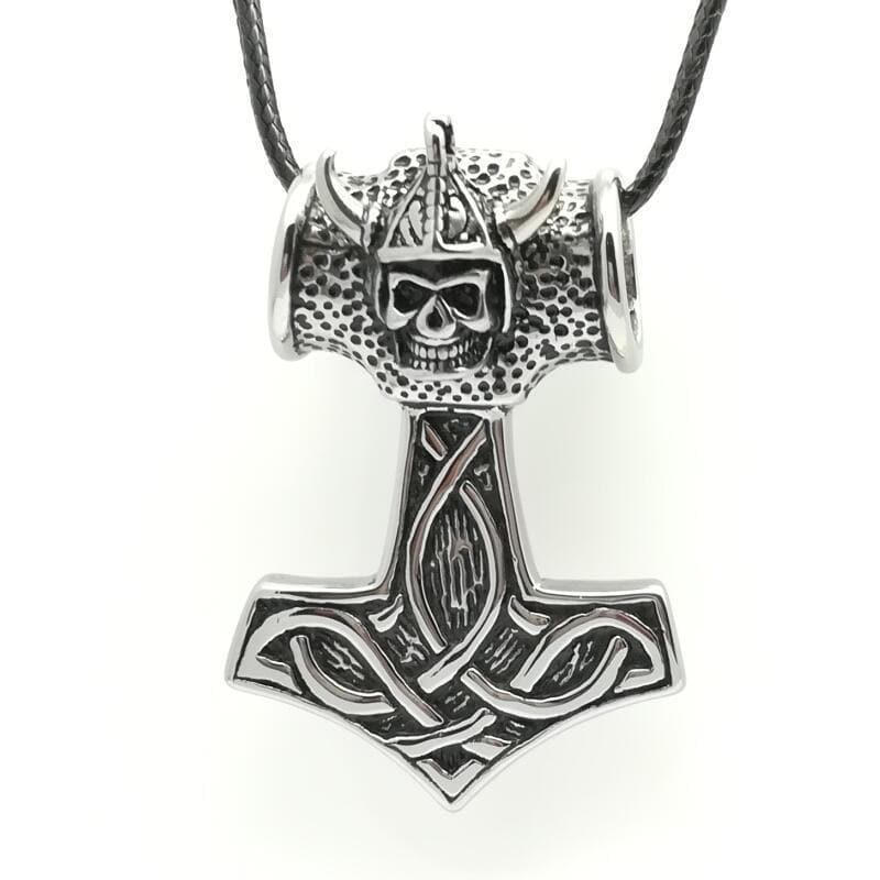 Viking Viking Skull Mjolnir Pendant Necklace Ancient Treasures Ancientreasures Viking Odin Thor Mjolnir Celtic Ancient Egypt Norse Norse Mythology