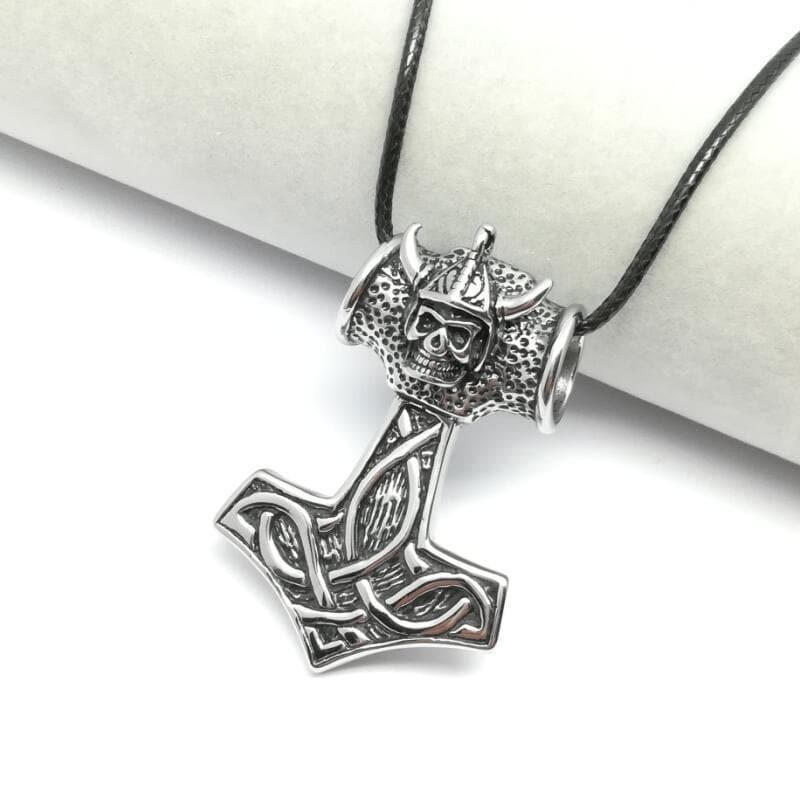 Viking Viking Skull Mjolnir Pendant Necklace Ancient Treasures Ancientreasures Viking Odin Thor Mjolnir Celtic Ancient Egypt Norse Norse Mythology