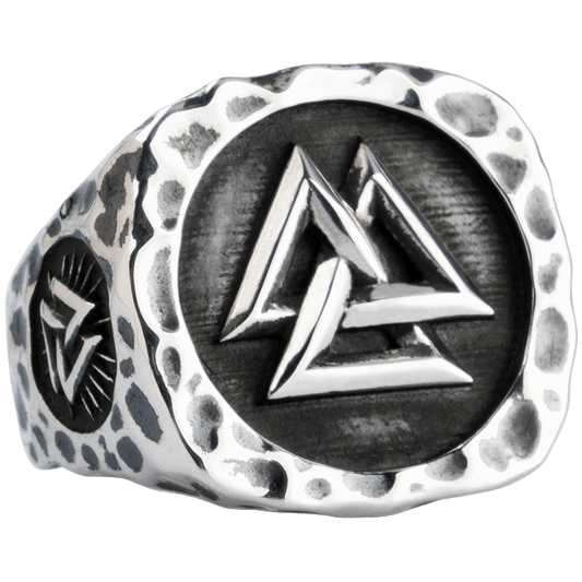 Viking Viking Valknut Silver Ring