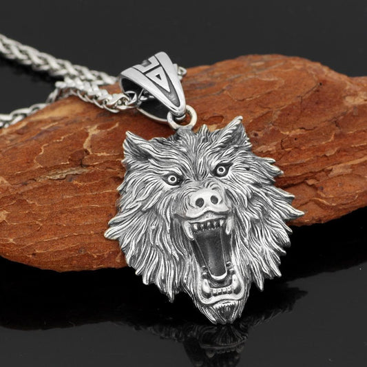 Viking Viking Wolf Fenrir Pendant Necklace