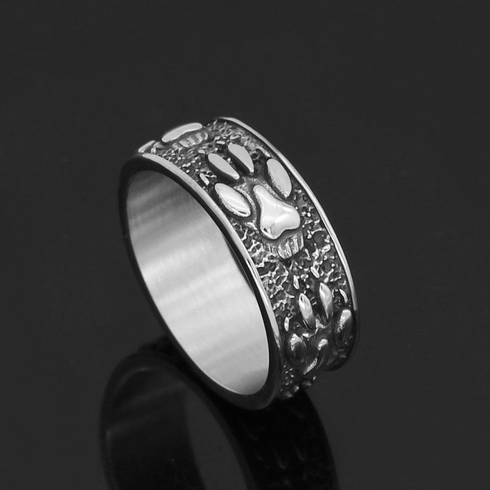 Viking Viking Wolf Paw Ring